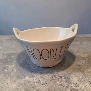 Rae Dunn Cream Noodles Bowl